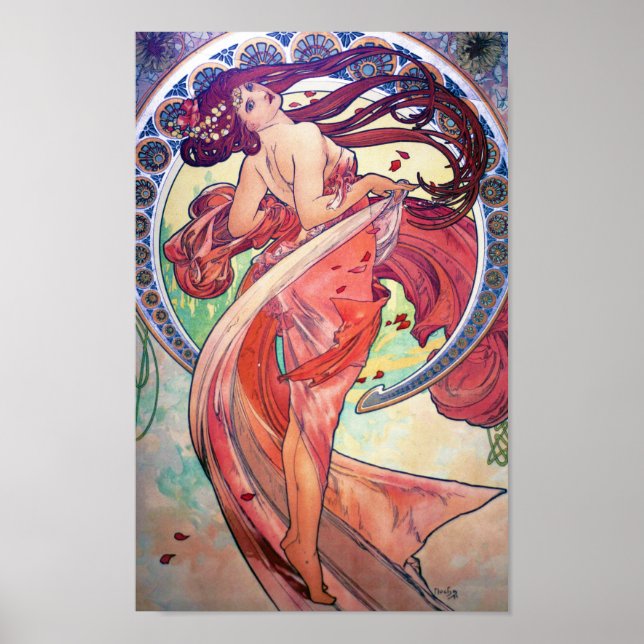 Affiche Alphonse Mucha (Devant)
