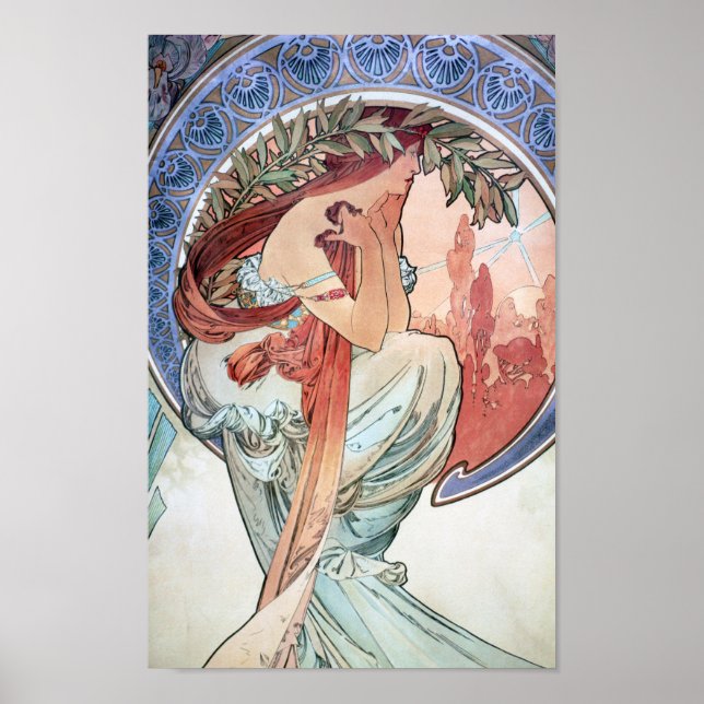 Affiche Alphonse Mucha (Devant)