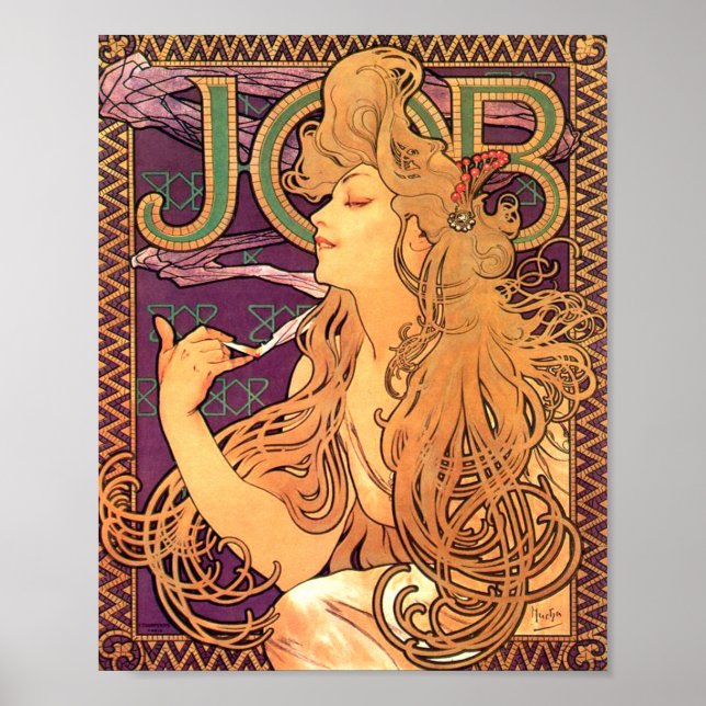 Affiche Alphonse Mucha (Devant)