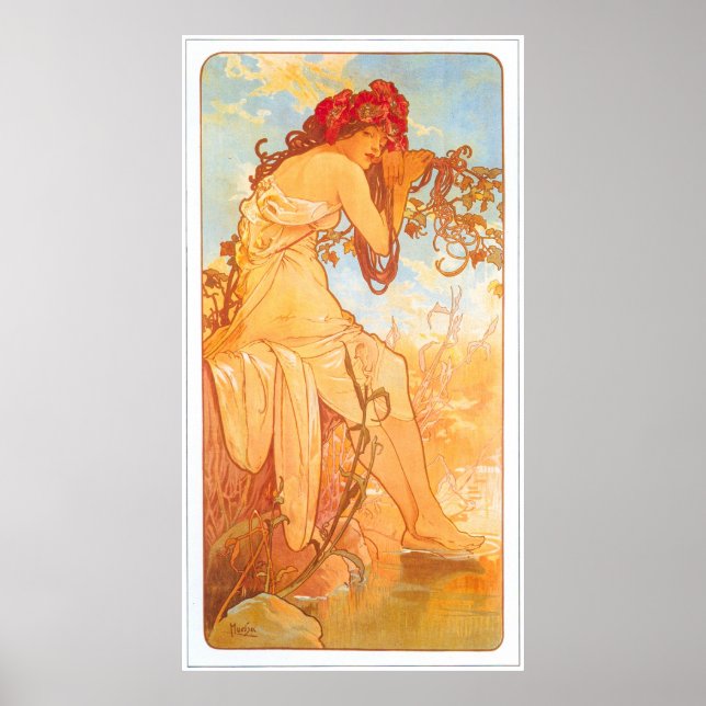 Affiche Alphonse Mucha (Devant)