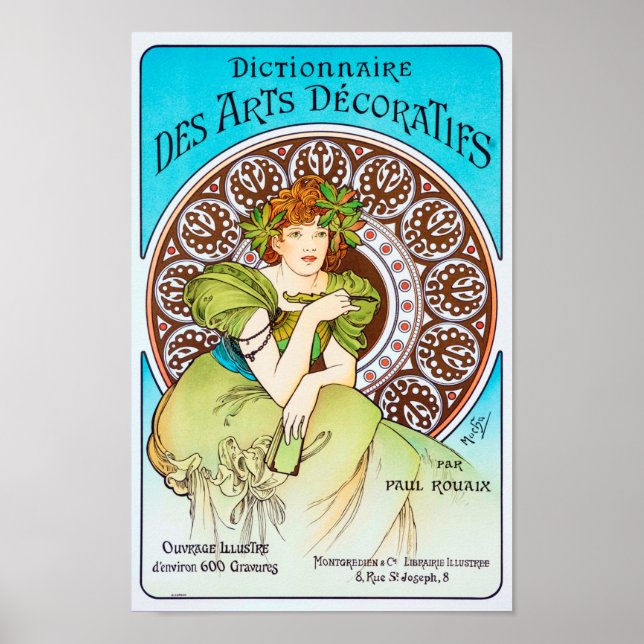 Affiche Alphonse Mucha (Devant)