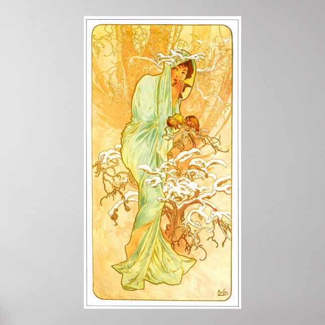 Affiche Alphonse Mucha (Devant)