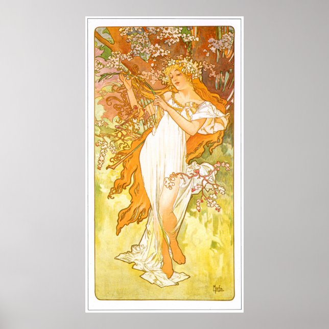 Affiche Alphonse Mucha (Devant)