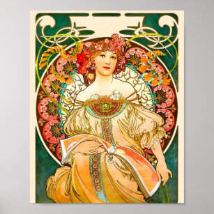 Affiche Alphonse Mucha Art Nouveau Daydream