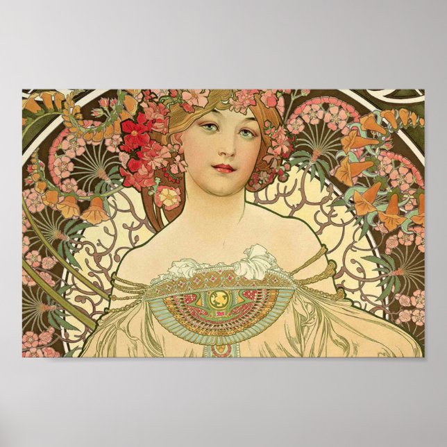 Affiche Alphonse Mucha - Art Nouveau Master (Devant)