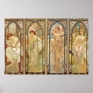Affiche Alphonse Mucha – Art Nouveau Master