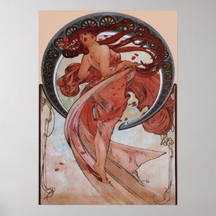 Affiche Alphonse Mucha - Danse