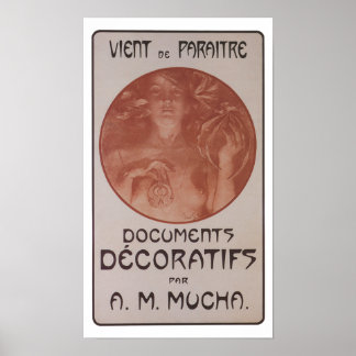 Affiche Alphonse Mucha ~ Documents décoratifs 1902