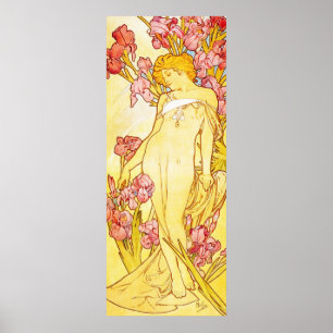 Affiche Alphonse Mucha Iris