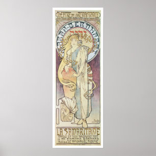 Affiche Alphonse Mucha. La Samaritaine, 1897