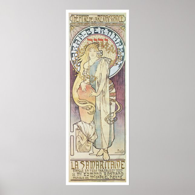 Affiche Alphonse Mucha. La Samaritaine, 1897 (Devant)