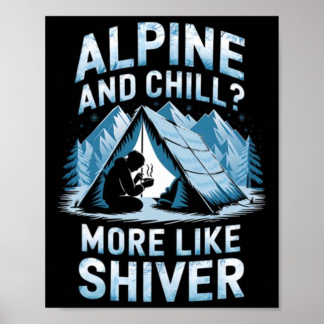 Affiche Alpin et glacial Plus comme alpin et frisson grimp (Devant)