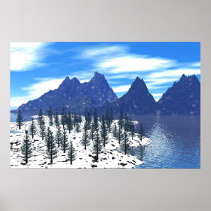 Affiche alpine Impression