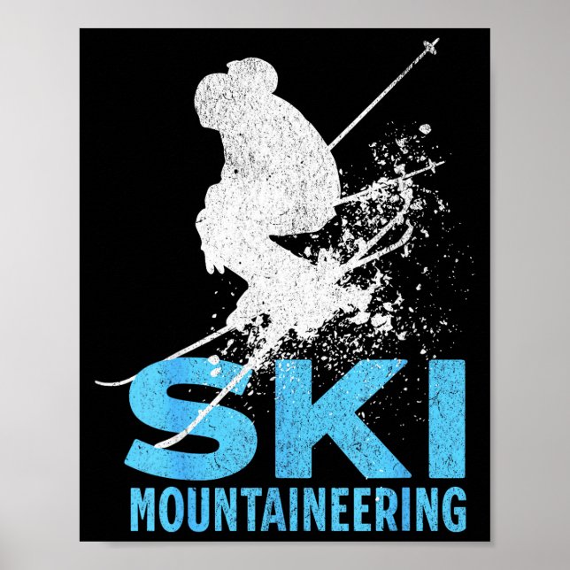 Affiche Alpinisme à ski  (Devant)