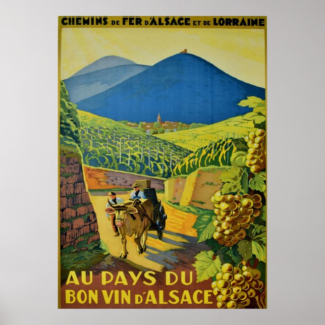 AFFICHE ALSACE (Devant)