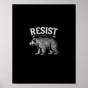 Affiche Alt Us National Park Reste Service T Shirt Bear V