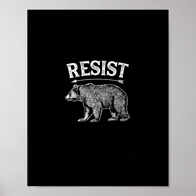 Affiche Alt Us National Park Reste Service T Shirt Bear V (Devant)