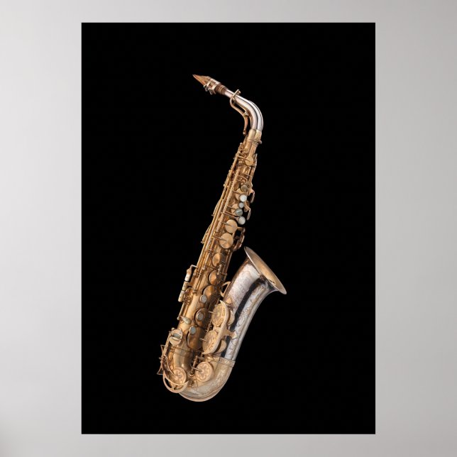 Affiche Alto saxophone (Devant)