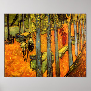 Affiche Alyscamps par Vincent Van Gogh