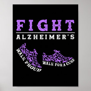 Affiche Alzheimerheimer's Awareness Heimer Warrior Men Wom