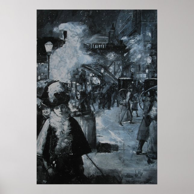 Affiche AM Bahnhof Friedrichstraße (Devant)