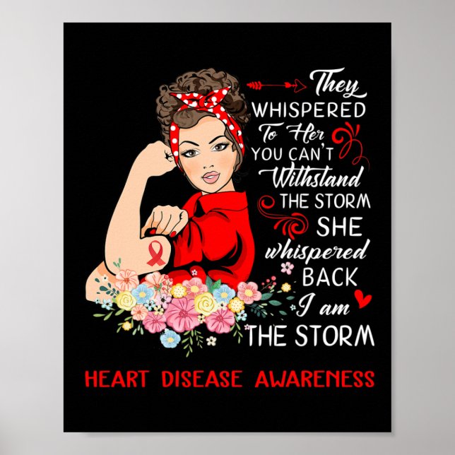 Affiche Am The Storm Heart Disease Awareness (Devant)