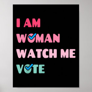 Affiche Am Woman Me Watch Vote
