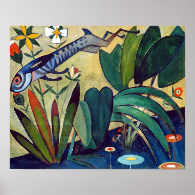 Affiche Amadeo de Souza Cardoso Le saut du lapin (Devant)