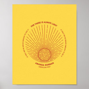 Affiche Amanda Gorman Poème d'investiture 202