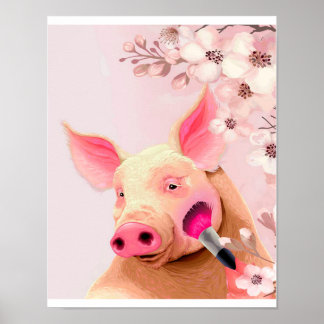 Affiche amant beauté cochon_cochon
