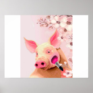 Affiche amant beauté cochon_cochon