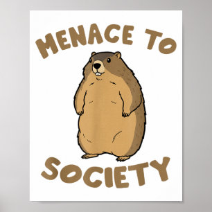 Affiche Amant de la marmotte faune animale marmotte fléau 