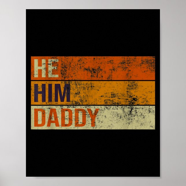 Affiche Amant Papa Citation drôle de la Saint-Valentin Lui (Devant)