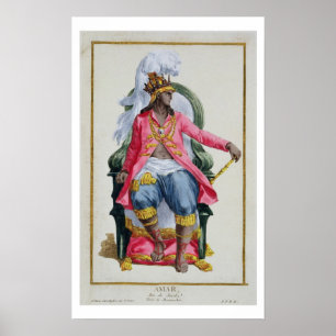 Affiche Amar, roi d'Ouidah, de 'DES Estampes de Receuil,