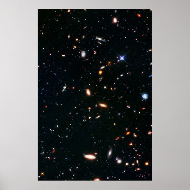 Affiche amas de galaxies Abel (Devant)