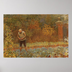 Affiche Amateur (Coachman & Cabbages) par Frederick Walker