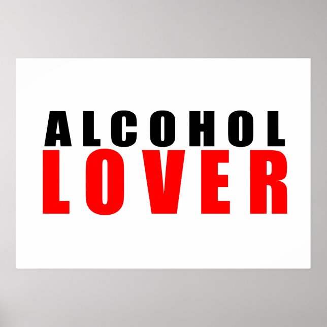 Affiche Amateur d'alcool (Devant)