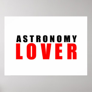 Affiche Amateur d'astronomie