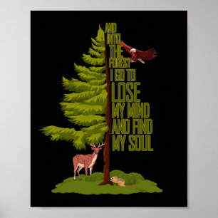 Affiche Amateur de camping - Aventure en pleine nature - E