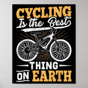 Affiche Amateur de cyclisme en montagne Vélo de route Cycl