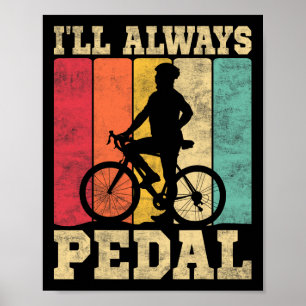 Affiche Amateur de cyclisme en montagne Vélo de route Cycl