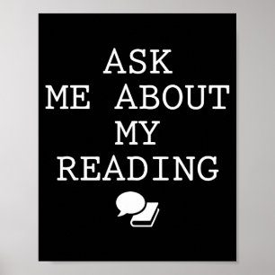 Affiche Amateur de lecture simple de livres - hommes femme