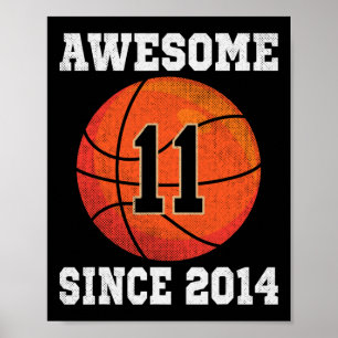 Affiche Amateur de squelette pour 11e anniversaire 11 ans 