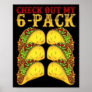Affiche Amateur de tacos gymnaste de Cinco De Mayo - Décou