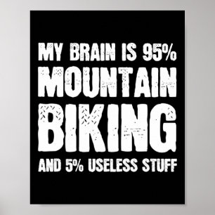 Affiche Amateur de VTT Mtb Vélo Tout Terrain Cyclisme Bi