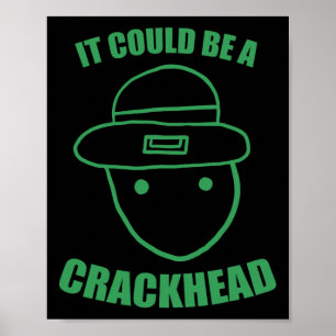 Affiche Amateur Leprechaun Croquis Pourrait Être Un Crackh