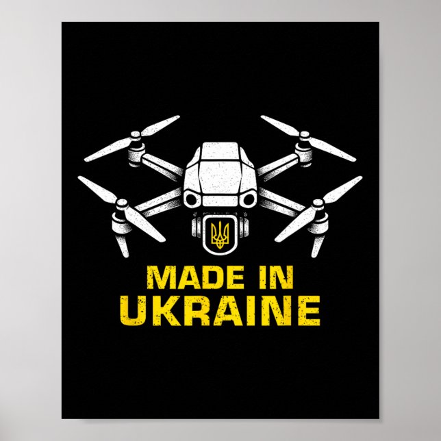 Affiche Amateurs de drones ukrainiens Fpv patriotiques ukr (Devant)