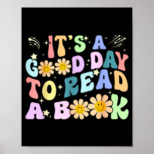 Affiche Amateurs de lecture en bibliothèque journée amusan