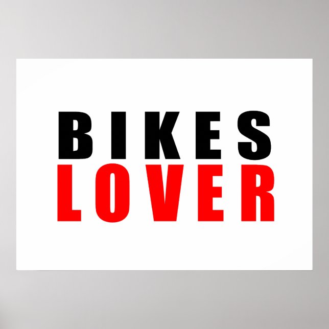 Affiche Amateurs de vélos (Devant)