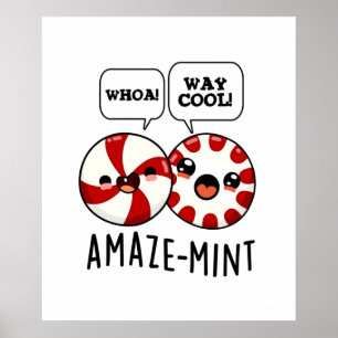 Affiche Amaze-mint Funny Peppermint Pun